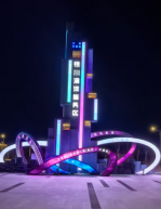 户外P4定制LED造型屏